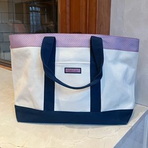 VINEYARD VINES Large Tote Original Print
